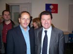 Le Ministre Christian Estrosi aux cts de Rmi Delatte lors de sa rencontre avec l'UMP Cte d'Or   le 2 juin 2006