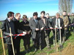 Lancement des travaux des bassins de rtention deaux pluviales de lassociation syndicale autonome du Basmont - Saint-Julien - - 8 mars 2007 -