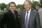 Ludovic ROCHETTE, conseiller gnral, et Rmi DELATTE - Fte du quartier CHEVREUL-PARC au parc de la Colombire  Dijon - - 12 mai 2007 -