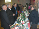 March de Nol  Fontaine-Franaise, en compagnie de Franois LAUNOY, Maire et Conseiller gnral et Nicolas URBANO, Premier adjoint